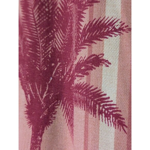 La Cabana Hawaiian Shirt Mens Small Orange S/S Button Up Palm Trees Retro - Picture 3 of 7